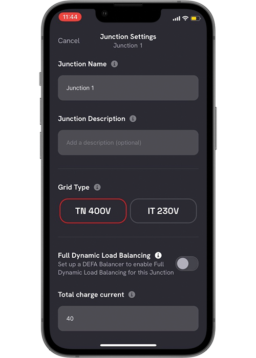 In the Junction Settings, add the junction information and select the Grid Type​