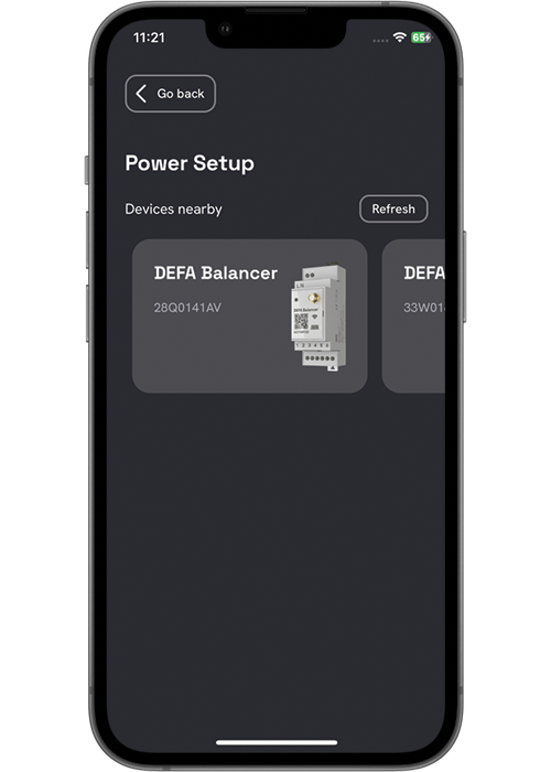 Power Setup, DEFA Balancer