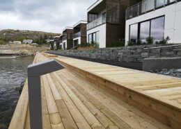 Kassio bollards at the waterfront