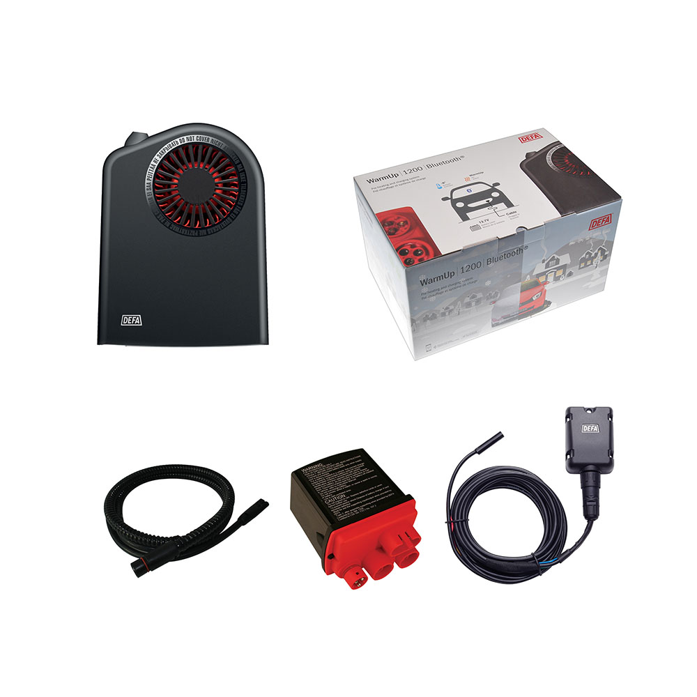 WarmUp 1200 Bluetooth® • Electrical preheating & charging • DEFA