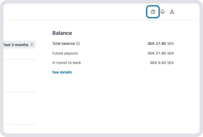 Screenshot of CloudCharge Portal - Payment overview get help